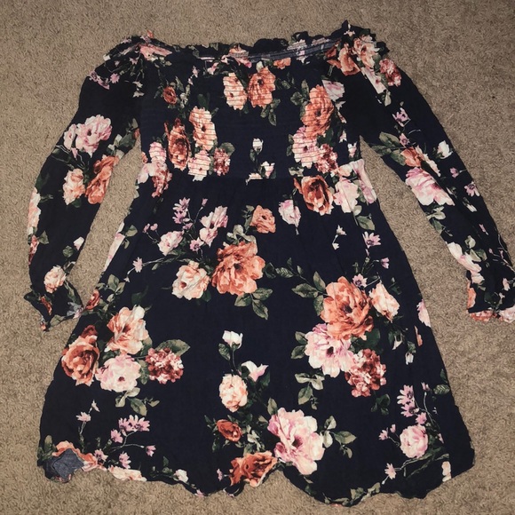 Blue floral dress - Picture 1 of 1